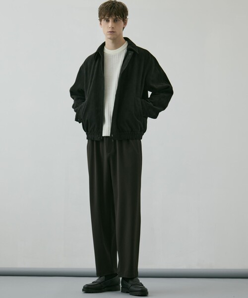 UNITED TOKYO(ユナイテッドトウキョウ)の「LEATHER TEX SUEDE FLIGHT JACKET |冬服/ムレ防止/A2/イージーケア(ブルゾン・メンズ・ダークブラウン/ブラック・1/2)」の4枚目の写真