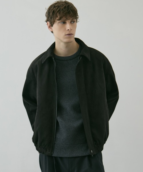 UNITED TOKYO(ユナイテッドトウキョウ)の「LEATHER TEX SUEDE FLIGHT JACKET |冬服/ムレ防止/A2/イージーケア(ブルゾン・メンズ・ダークブラウン/ブラック・1/2)」の7枚目の写真
