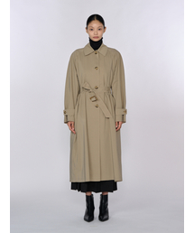 TOSE（トセ）の「バックシャーリングウィンドコートカーキ（トレンチコート）」