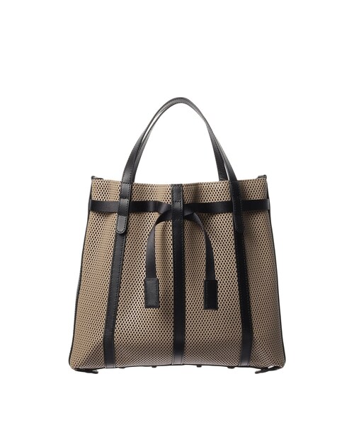 HIROKO HAYASHI(ヒロコハヤシ)の「PANIER(パニエ)2wayショルダーバッグ(ショルダーバッグ・レディース・ブラック/ベージュ系4・00)」の8枚目の写真