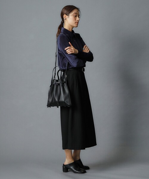 HIROKO HAYASHI(ヒロコハヤシ)の「PANIER(パニエ)2wayショルダーバッグ(ショルダーバッグ・レディース・ブラック/ベージュ系4/オフホワイト・00)」の16枚目の写真