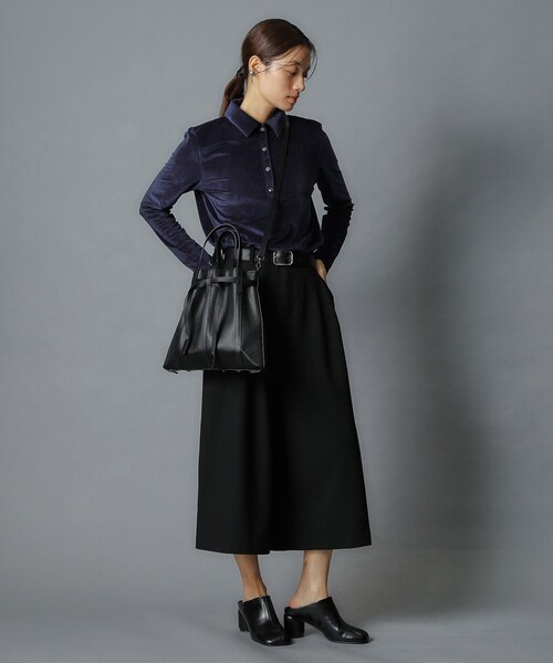 HIROKO HAYASHI(ヒロコハヤシ)の「PANIER(パニエ)2wayショルダーバッグ(ショルダーバッグ・レディース・ブラック/ベージュ系4/オフホワイト・00)」の7枚目の写真
