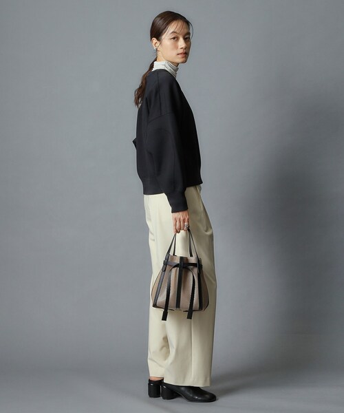 HIROKO HAYASHI(ヒロコハヤシ)の「PANIER(パニエ)2wayショルダーバッグ(ショルダーバッグ・レディース・ブラック/ベージュ系4/オフホワイト・00)」の10枚目の写真