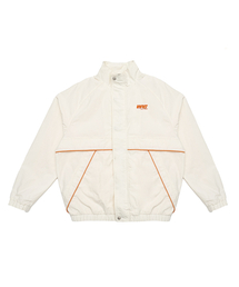 WILDROCK（ワイルドロック）の「切り替えパイピングスタンドカラージャケット_アイボリー（ナイロンジャケット）」