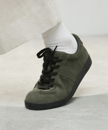 6FT（シックスフィット）の「5IN HI スウェード ドイツ軍 スニーカー ハイトアップバージョン - オリーブグリーン（スニーカー）」