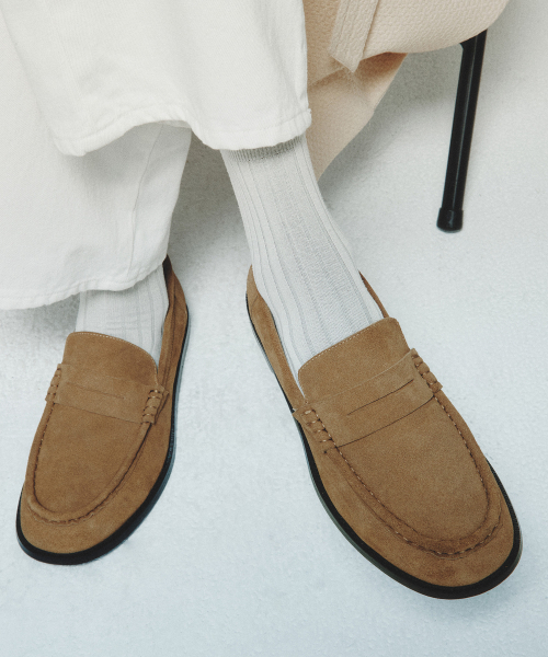 LOSTGARDEN(ロストガーデン)の「UNIFORM Wide Loafer Beige(ローファー・メンズ・その他・42.5/41.5/43.5/44/40/41/42/43/40.5)」の1枚目の写真