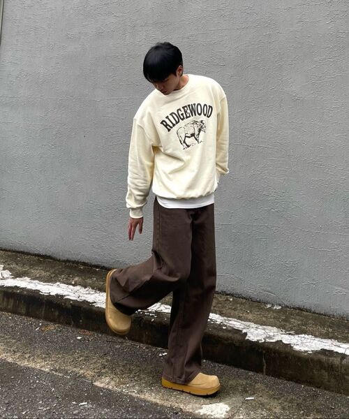 KANEITEI(カネイテイ)の「RIDGEWOOD CREWNECK (IVORY)(スウェット・レディース・アイボリー・MEDIUM/LARGE/X-LARGE)」の19枚目の写真