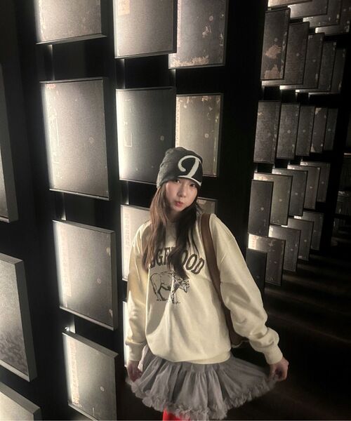 KANEITEI(カネイテイ)の「RIDGEWOOD CREWNECK (IVORY)(スウェット・レディース・アイボリー・MEDIUM/LARGE/X-LARGE)」の9枚目の写真