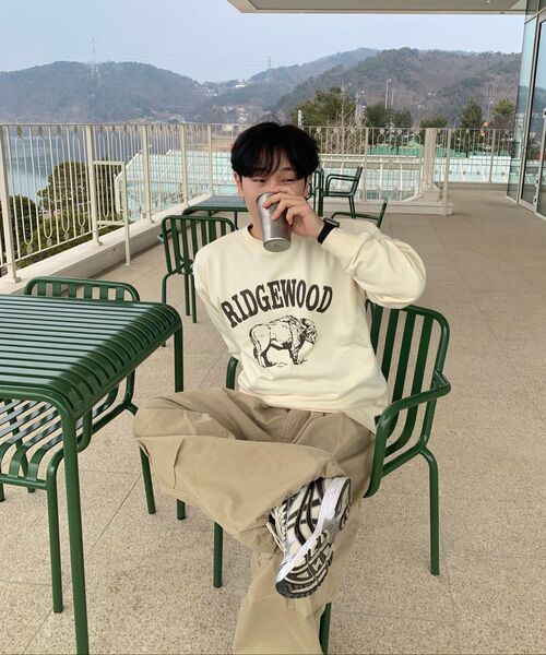 KANEITEI(カネイテイ)の「RIDGEWOOD CREWNECK (IVORY)(スウェット・レディース・アイボリー・MEDIUM/LARGE/X-LARGE)」の10枚目の写真