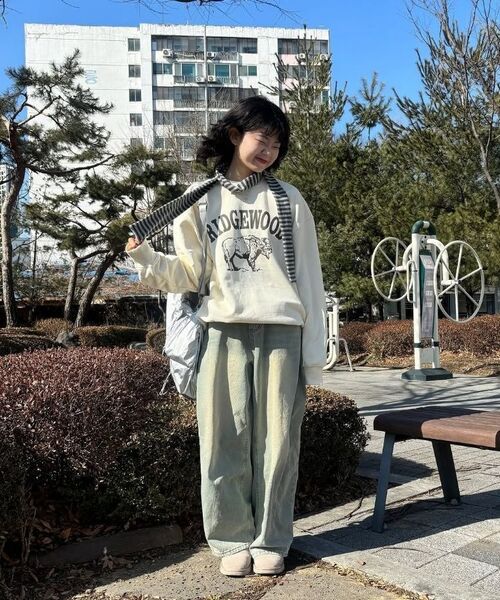 KANEITEI(カネイテイ)の「RIDGEWOOD CREWNECK (IVORY)(スウェット・レディース・アイボリー・MEDIUM/LARGE/X-LARGE)」の20枚目の写真