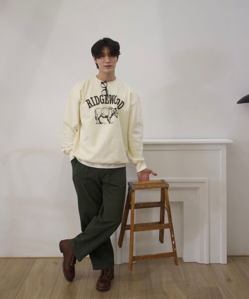 KANEITEI(カネイテイ)の「RIDGEWOOD CREWNECK (IVORY)(スウェット・レディース・アイボリー・MEDIUM/LARGE/X-LARGE)」の21枚目の写真