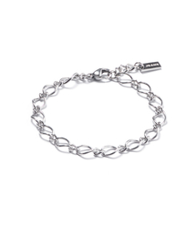 JBANS CLASSIC（ジェイバンスクラシック）の「1by1 Rhombus Slim Chain Bracelet (C2503AC1289_SV)（ブレスレット・レディース）」