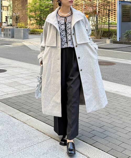 CPCM（シーピーシーエム）の「【WEB限定】チュールセットサロペット（ワンピース・レディース・グレー/ブラウン・SMALL/MEDIUM）」の16枚目の写真