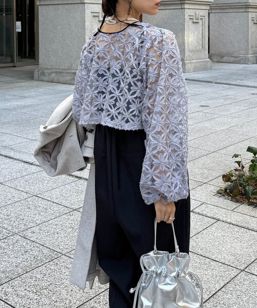 CPCM（シーピーシーエム）の「【WEB限定】チュールセットサロペット（ワンピース・レディース・グレー/ブラウン・SMALL/MEDIUM）」の20枚目の写真