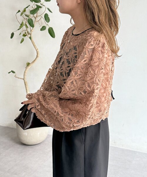 CPCM（シーピーシーエム）の「【WEB限定】チュールセットサロペット（ワンピース・レディース・グレー/ブラウン・SMALL/MEDIUM）」の3枚目の写真