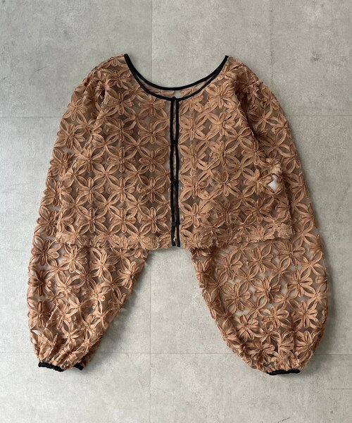 CPCM（シーピーシーエム）の「【WEB限定】チュールセットサロペット（ワンピース・レディース・グレー/ブラウン・SMALL/MEDIUM）」の8枚目の写真