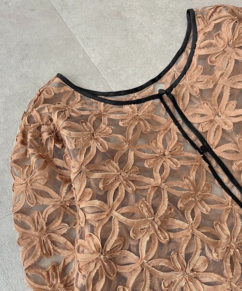 CPCM（シーピーシーエム）の「【WEB限定】チュールセットサロペット（ワンピース・レディース・グレー/ブラウン・SMALL/MEDIUM）」の10枚目の写真