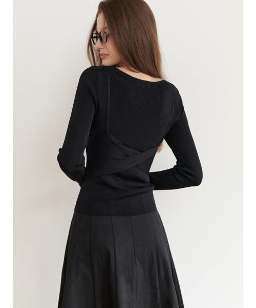 RE_L(リエル)の「Villa bustier knit_2piece (black)(ニット/セーター・レディース・その他・FREE)」の2枚目の写真
