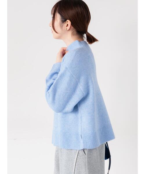 Te chichi TERRASSE（テチチテラス）の「もちもちメランジボトルネックニット（ニット/セーター・レディース・ピンク/グレー/ブルー/オフホワイト/ブラック・F）」の22枚目の写真