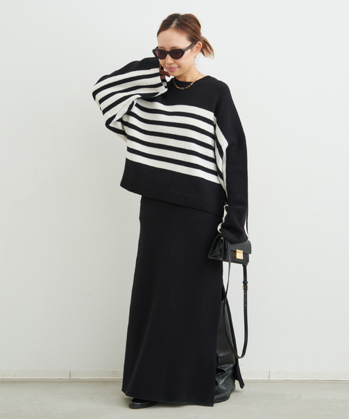 CINOH/チノ 】 SLIT SKIRT（スカート）｜Deuxieme Classe