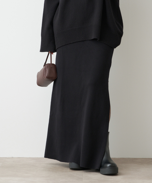 Deuxieme Classe(ドゥーズィエムクラス)の「【CINOH/チノ 】 SLIT SKIRT(スカート・レディース・ブラック・36/38)」の12枚目の写真