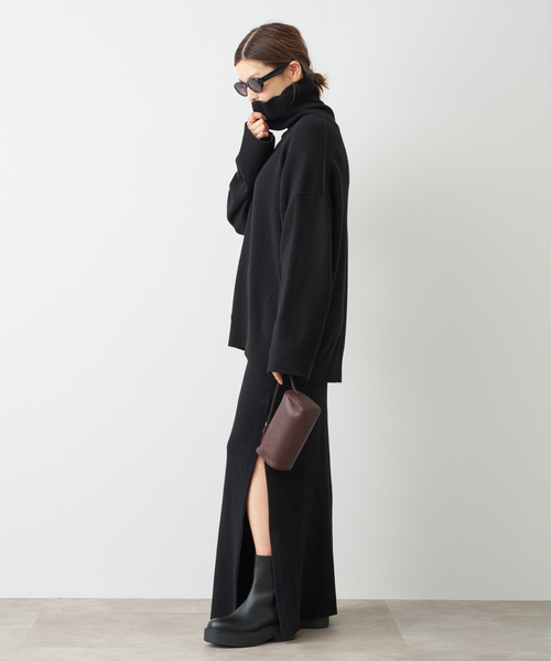 Deuxieme Classe(ドゥーズィエムクラス)の「【CINOH/チノ 】 SLIT SKIRT(スカート・レディース・ブラック・36/38)」の7枚目の写真