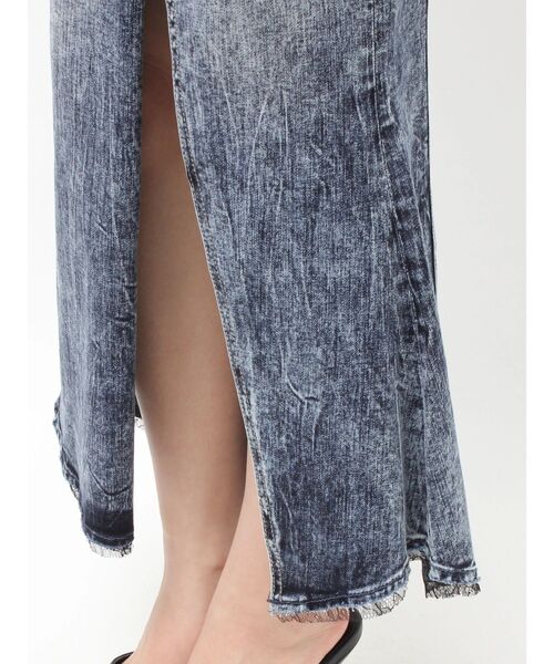 GYDA(ジェイダ)の「ハイウエストHEM LACEマーメイドデニムスカート(デニムスカート・レディース・インディゴブルー/ライトブルー・MEDIUM/SMALL/X-SMALL)」の18枚目の写真