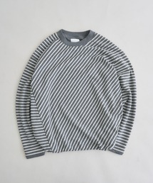 EPNK | Bias border long tee / バイアスボーダーロンT(Tシャツ/カットソー)