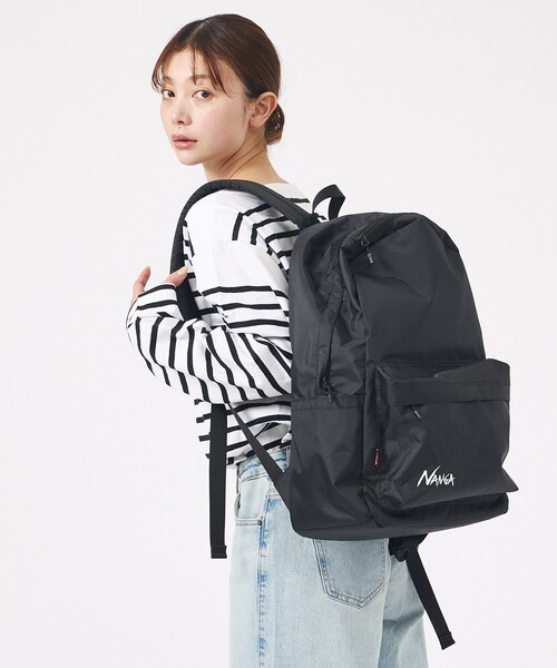 NANGA(ナンガ)の「【NANGA / ナンガ】エコパック UR デイバッグ/20L/N2542-3M306Z(バックパック/リュック・メンズ・カーキ/ブラック・フリー)」の2枚目の写真