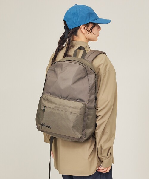 NANGA(ナンガ)の「【NANGA / ナンガ】エコパック UR デイバッグ/20L/N2542-3M306Z(バックパック/リュック・メンズ・カーキ/ブラック・フリー)」の8枚目の写真