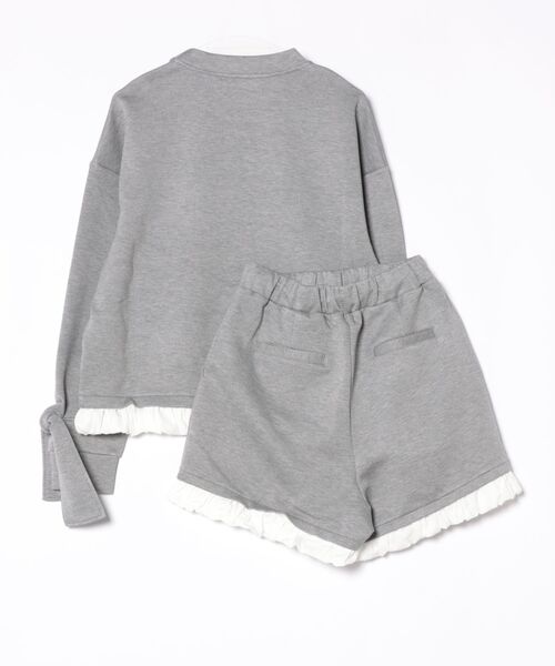 DONOBAN(ドノバン)の「ホイップフリルセットアップ(スウェット・レディース・ブラック/グレー・ONE SIZE)」の3枚目の写真