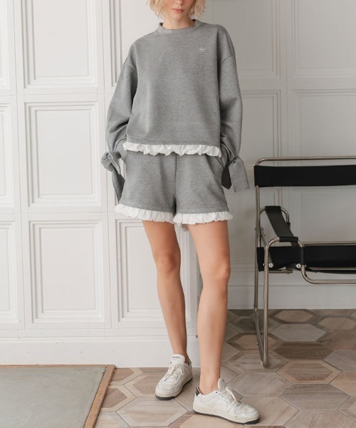 DONOBAN(ドノバン)の「ホイップフリルセットアップ(スウェット・レディース・ブラック/グレー・ONE SIZE)」の22枚目の写真