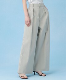 ANAYI | 【セットアップ対応商品】モノトーンドットジャガードタックワイドパンツ(その他パンツ)