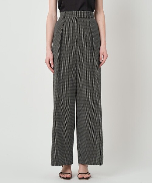 ANAYI（アナイ）の「【セットアップ対応商品】モノトーンドットジャガードタックワイドパンツ（その他パンツ・レディース・ブラック/アイボリー・38/36/34）」の20枚目の写真