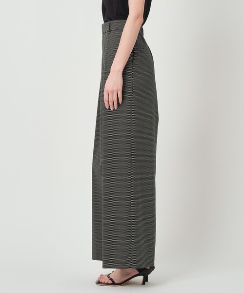 ANAYI（アナイ）の「【セットアップ対応商品】モノトーンドットジャガードタックワイドパンツ（その他パンツ・レディース・ブラック/アイボリー・38/36/34）」の21枚目の写真