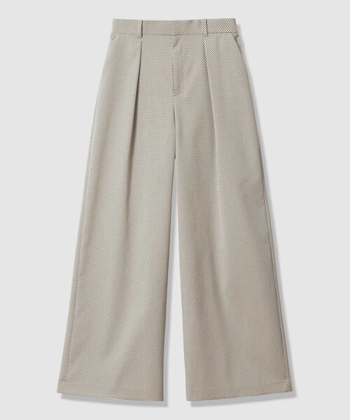 ANAYI（アナイ）の「【セットアップ対応商品】モノトーンドットジャガードタックワイドパンツ（その他パンツ・レディース・ブラック/アイボリー・38/36/34）」の10枚目の写真