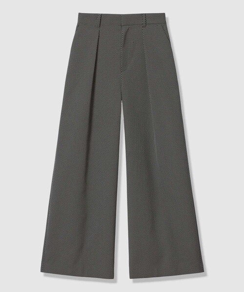 ANAYI（アナイ）の「【セットアップ対応商品】モノトーンドットジャガードタックワイドパンツ（その他パンツ・レディース・ブラック/アイボリー・38/36/34）」の14枚目の写真