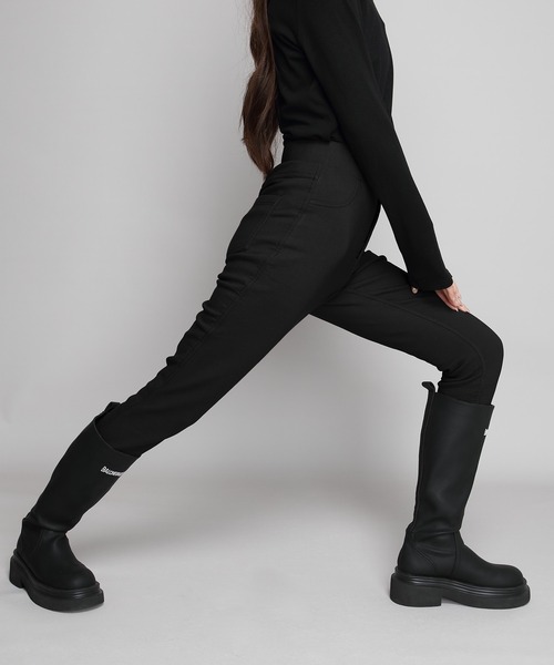 by LEGNA（バイレグナ）の「裏起毛 スキニーストレッチパンツ（その他パンツ・レディース・ブラック/ブラックミックス/インディゴブルー・M-Long/L-Long/L-Regular/M-Regular）」の21枚目の写真