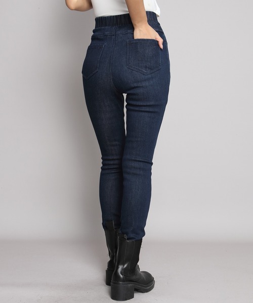 by LEGNA（バイレグナ）の「裏起毛 スキニーストレッチパンツ（その他パンツ・レディース・ブラック/ブラックミックス/インディゴブルー・M-Long/L-Long/L-Regular/M-Regular）」の6枚目の写真