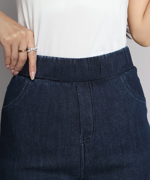 by LEGNA（バイレグナ）の「裏起毛 スキニーストレッチパンツ（その他パンツ・レディース・ブラック/ブラックミックス/インディゴブルー・M-Long/L-Long/L-Regular/M-Regular）」の7枚目の写真