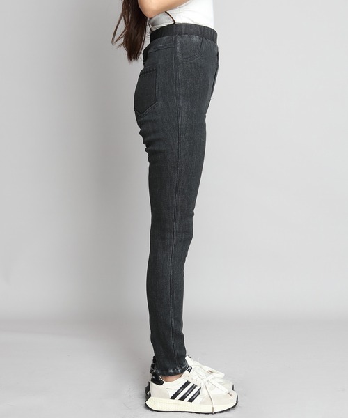 by LEGNA（バイレグナ）の「裏起毛 スキニーストレッチパンツ（その他パンツ・レディース・ブラック/ブラックミックス/インディゴブルー・M-Long/L-Long/L-Regular/M-Regular）」の13枚目の写真