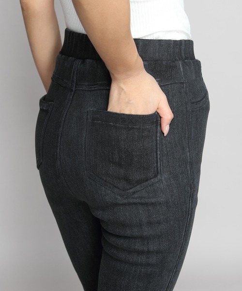 by LEGNA（バイレグナ）の「裏起毛 スキニーストレッチパンツ（その他パンツ・レディース・ブラック/ブラックミックス/インディゴブルー・M-Long/L-Long/L-Regular/M-Regular）」の15枚目の写真