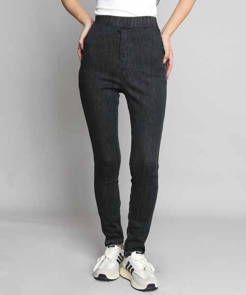 by LEGNA（バイレグナ）の「裏起毛 スキニーストレッチパンツ（その他パンツ・レディース・ブラック/ブラックミックス/インディゴブルー・M-Long/L-Long/L-Regular/M-Regular）」の12枚目の写真