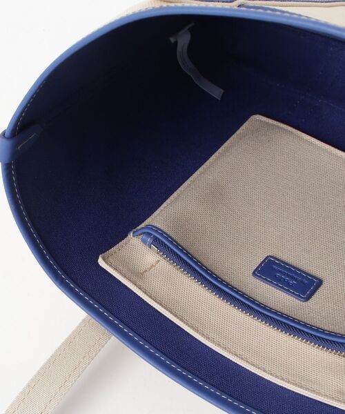 POLO RALPH LAUREN（ポロ ラルフ ローレン）の「Polo ベア キャンバス スモール ショッパー トート（トートバッグ・レディース・ブルー・ONE）」の3枚目の写真