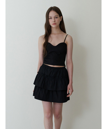 french cancan skirt - black