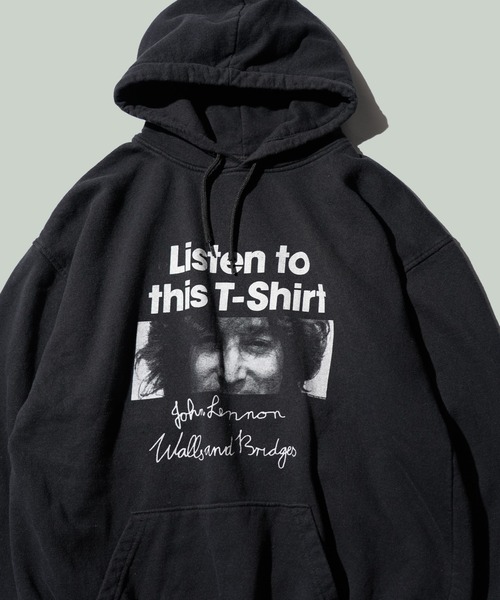 THRIFTY LOOK（スリフティールック）の「THRIFTY LOOK / スリフティールック THRIFTY "BEATLES" HOODIE ビートルズ バンドパーカー ユーズド加工（パーカー・メンズ・ブラック系その他/ブラック/ブラック系その他2・X-LARGE）」の3枚目の写真