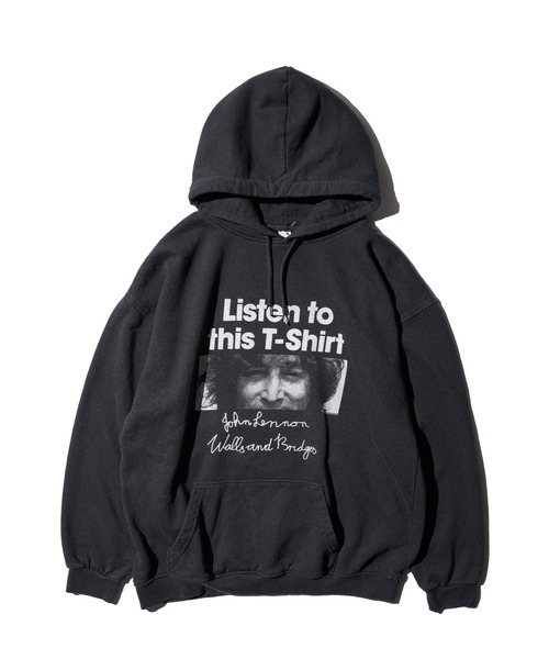 THRIFTY LOOK（スリフティールック）の「THRIFTY LOOK / スリフティールック THRIFTY "BEATLES" HOODIE ビートルズ バンドパーカー ユーズド加工（パーカー・メンズ・ブラック系その他/ブラック/ブラック系その他2・X-LARGE）」の20枚目の写真
