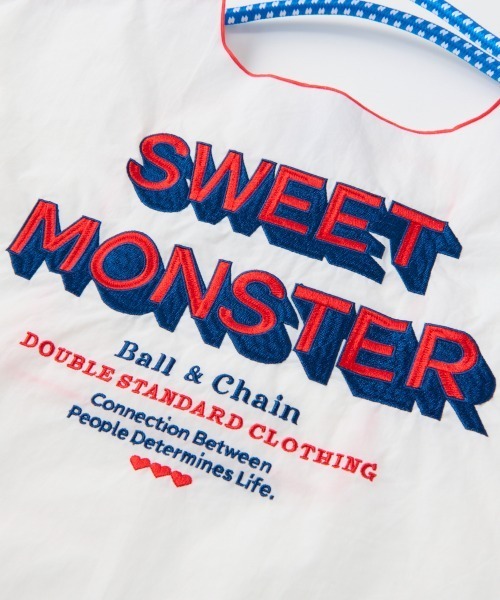 DOUBLE STANDARD CLOTHING(ダブルスタンダードクロージング)の「Ball&Chain/ スウィートモンスター ミニショッピングバッグ(エコバッグ/サブバッグ・レディース・オフホワイト・FREE)」の9枚目の写真