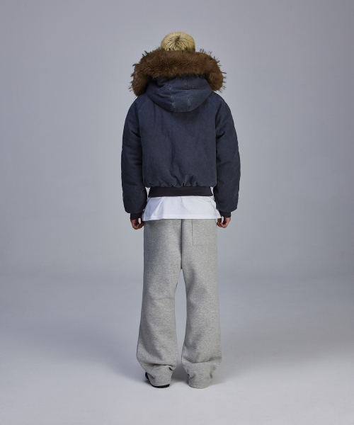 SCALLYWAG（スカリーワグ）の「フレアバギー裏起毛トレーニングパンツ[グレー]（スウェットパンツ・レディース・その他・M/L）」の14枚目の写真