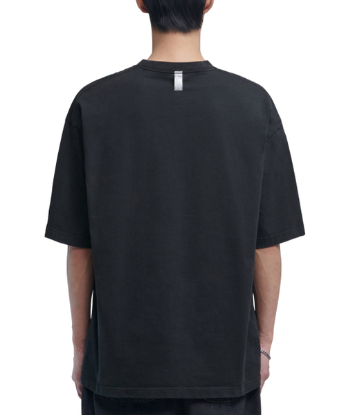 NOMANUAL(NOMANUAL)の「OVERDYED D.A.L T-SHIRT - WASHED BLACK(Tシャツ/カットソー・メンズ・その他・S/M/L/XL)」の3枚目の写真